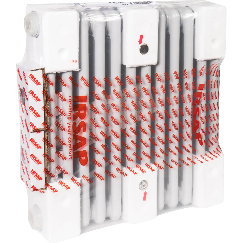 Радиатор трубчатый Irsap Tesi RT305651203A430 500/100 12 секций боковое подключение сталь серый STLM-2198599 - Вид №5