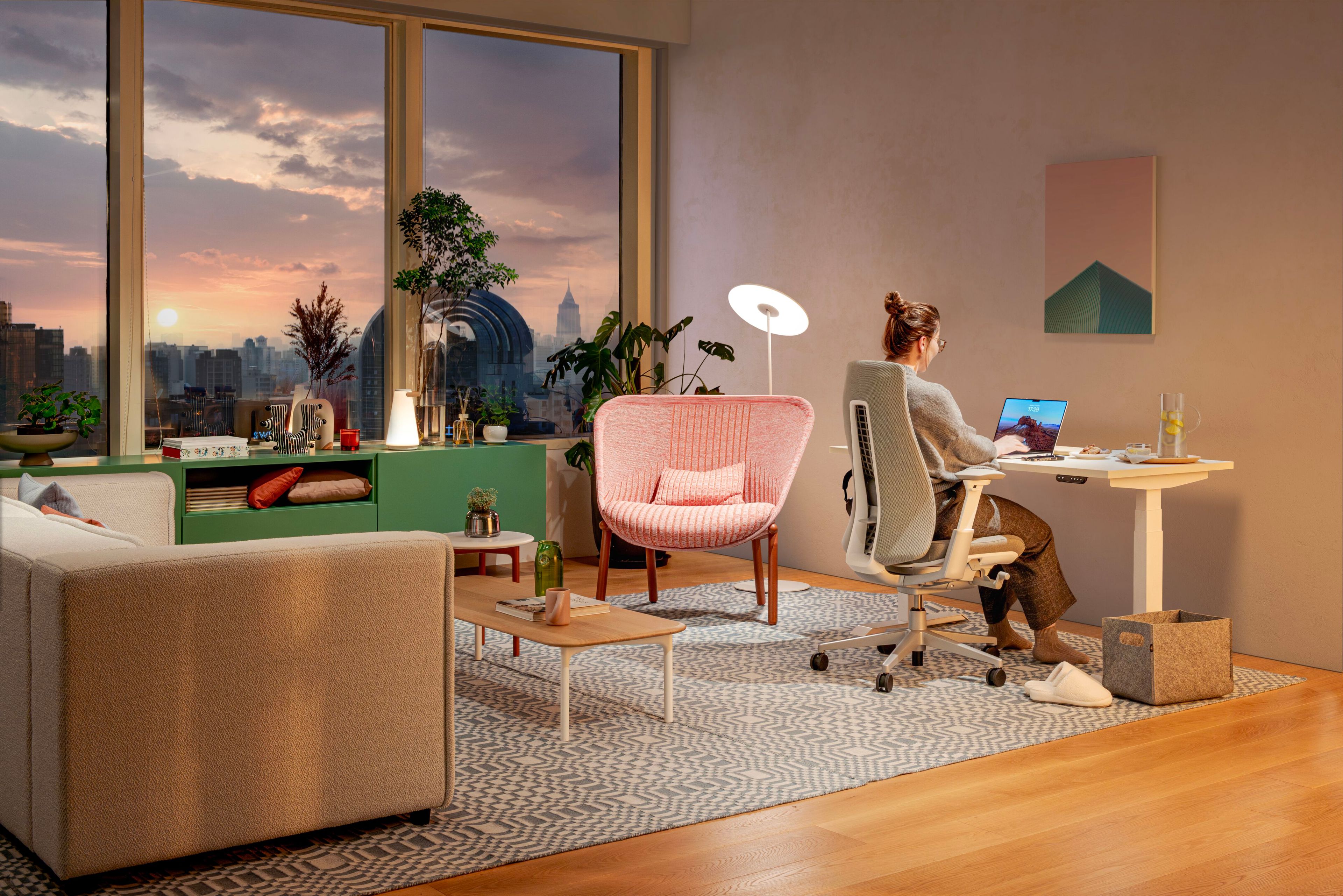 Тканевое кресло Haworth CARDIGAN LOUNGE™ ARCH-00006612 - Вид №1