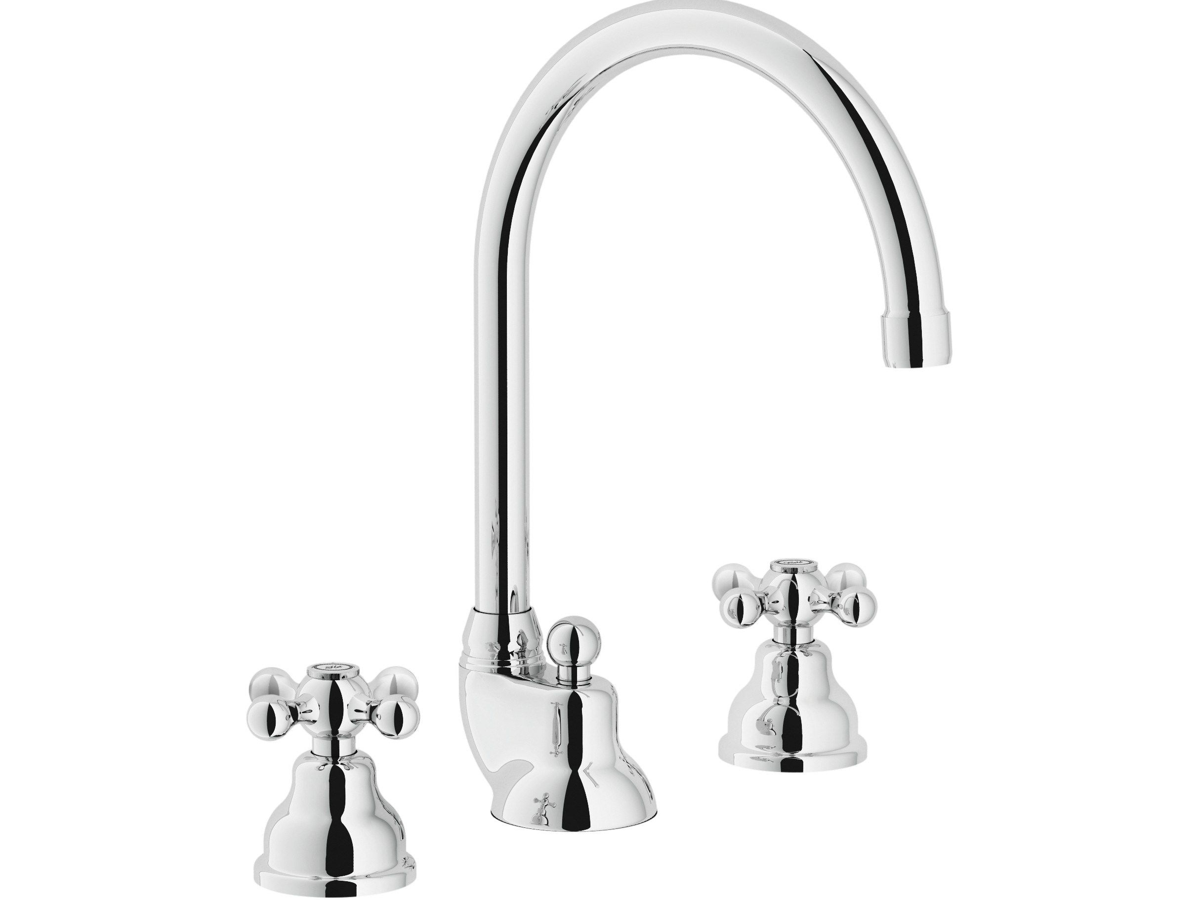 Смеситель для раковины с 3 отверстиями и поворотным горлышком Nobili Grace ARCH-00065285