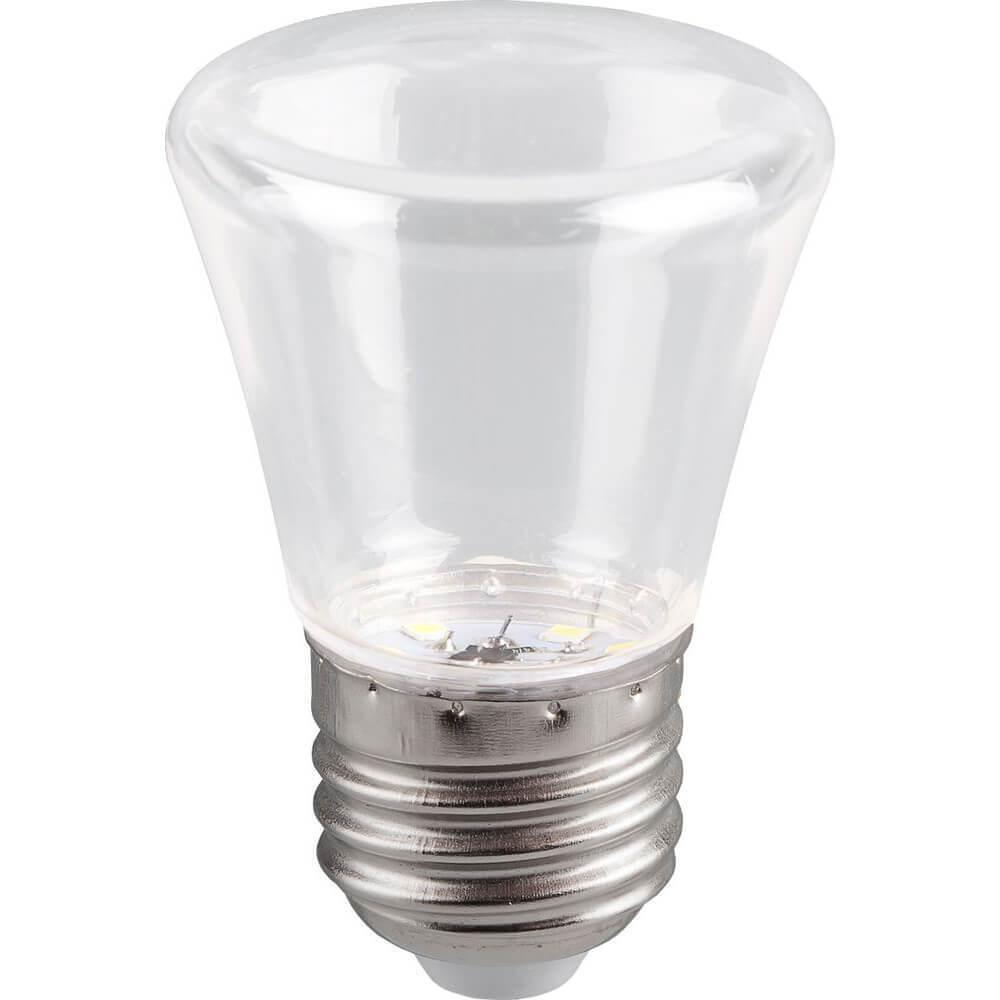25908 Лампа светодиодная E27 1W 6400K прозрачная LB-372 Feron