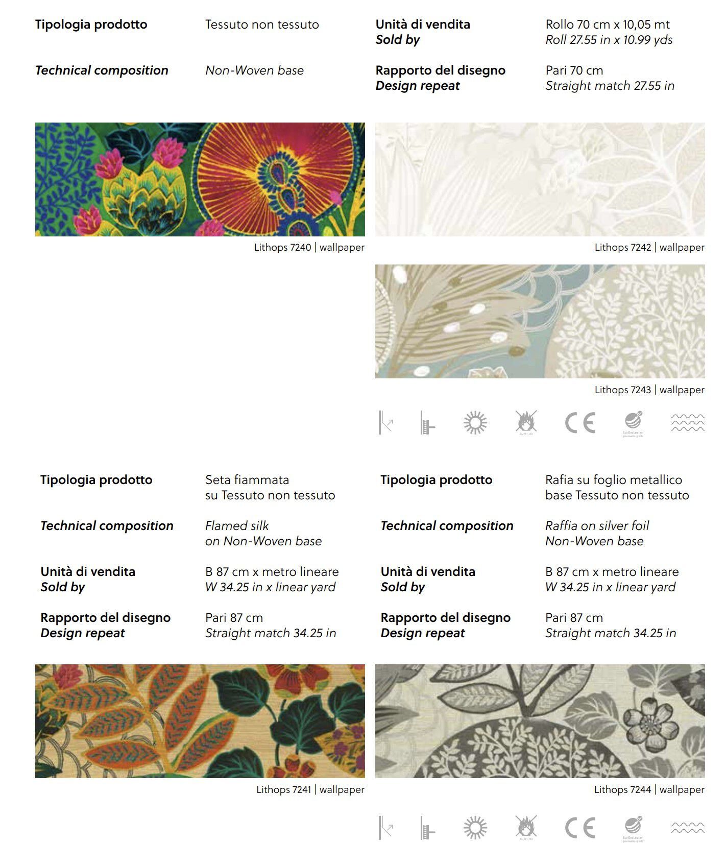 Обои с цветочными мотивами Jannelli&Volpi СП 505 GRANDE CORNICHE ARCH-00142921 - Вид №1