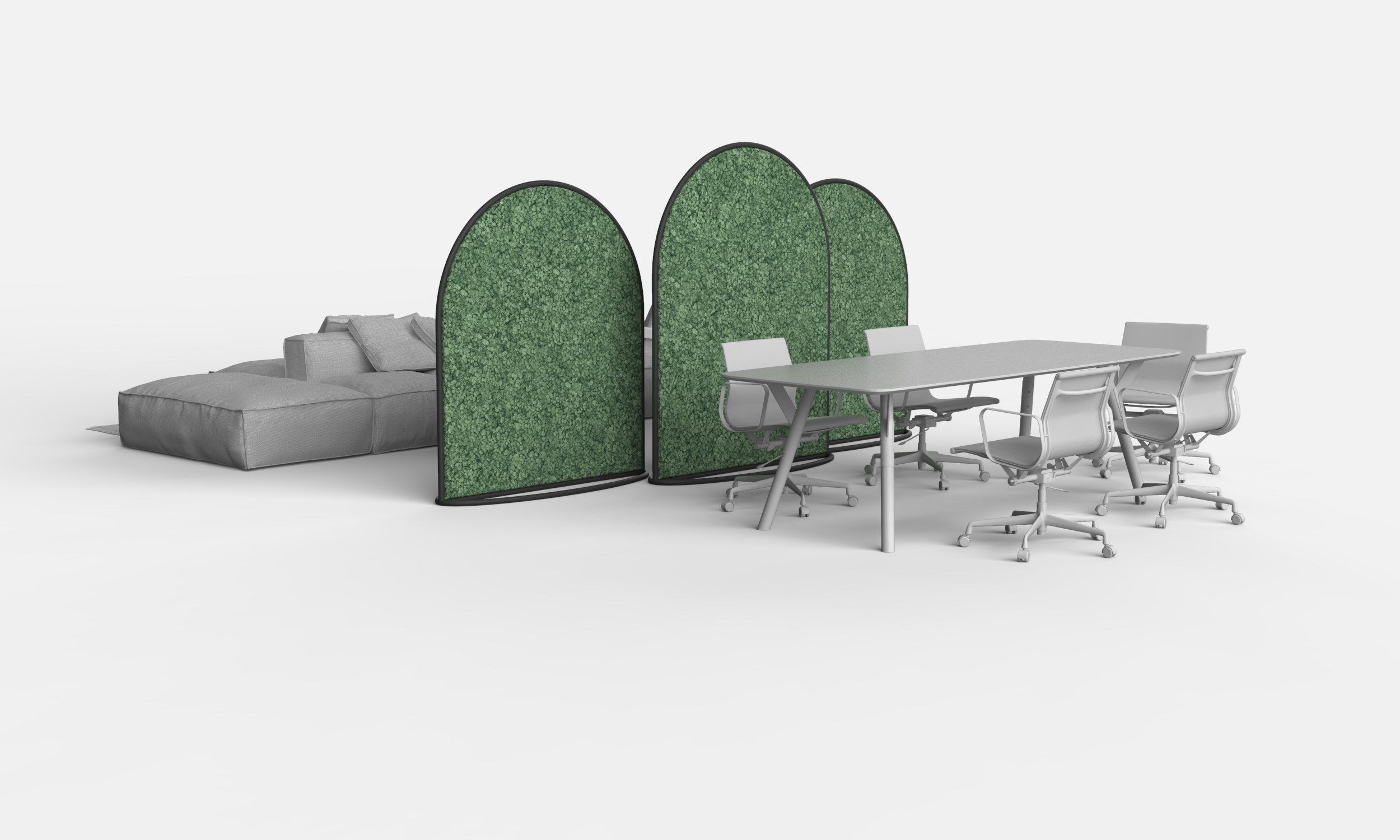 Звукопоглощающая офисная перегородка GREENMOOD G-Line ARCH-00090467 - Вид №26