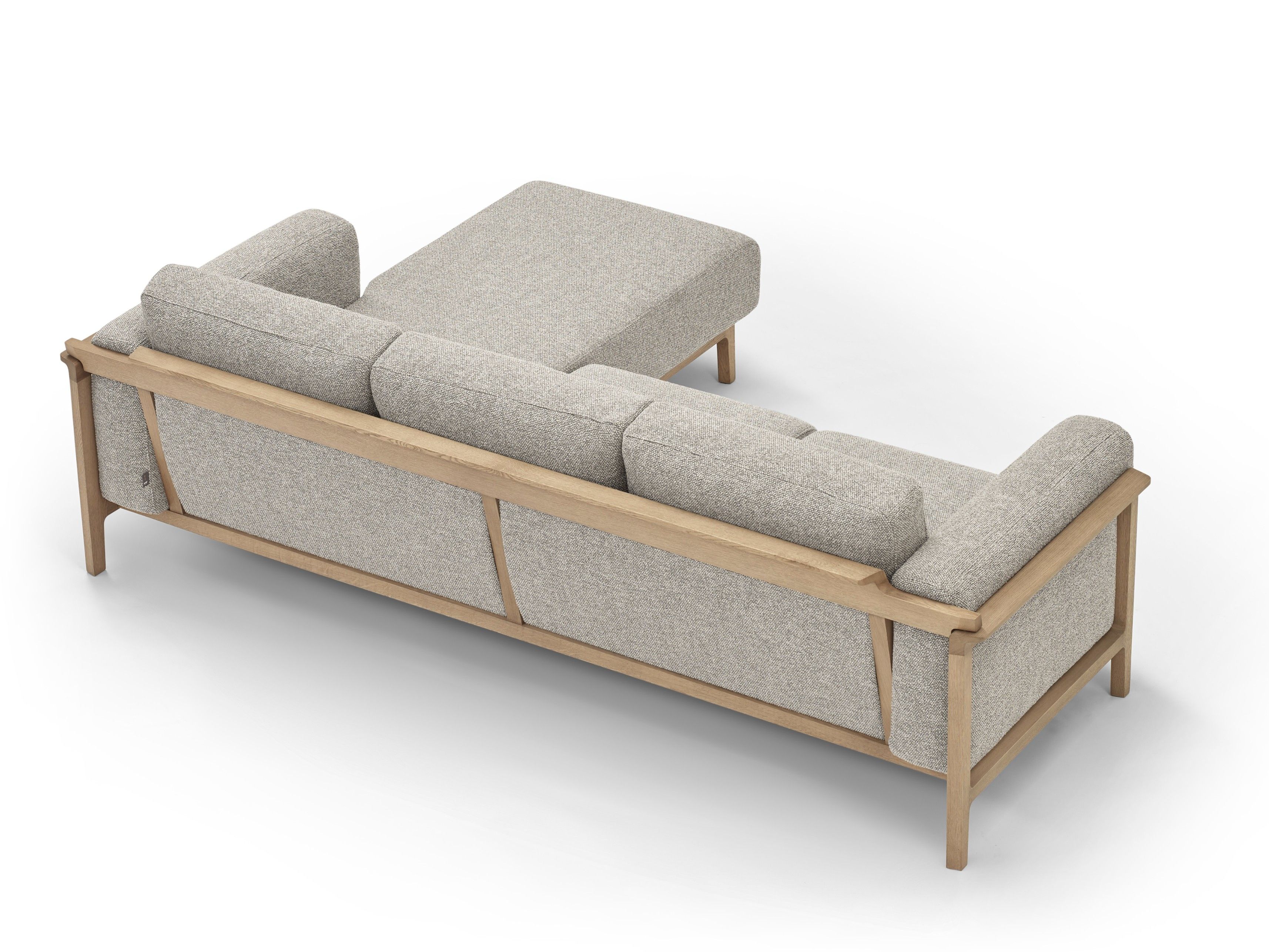 Тканевый диван с полуостровом Bosc Contis ARCH-00108208