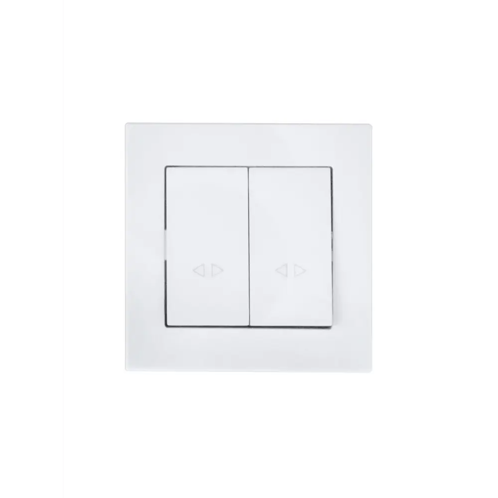 Выключатель перекрестный встраиваемый Lezard Vesna 2 клавиши цвет белый STLM-2201462 - Вид №2
