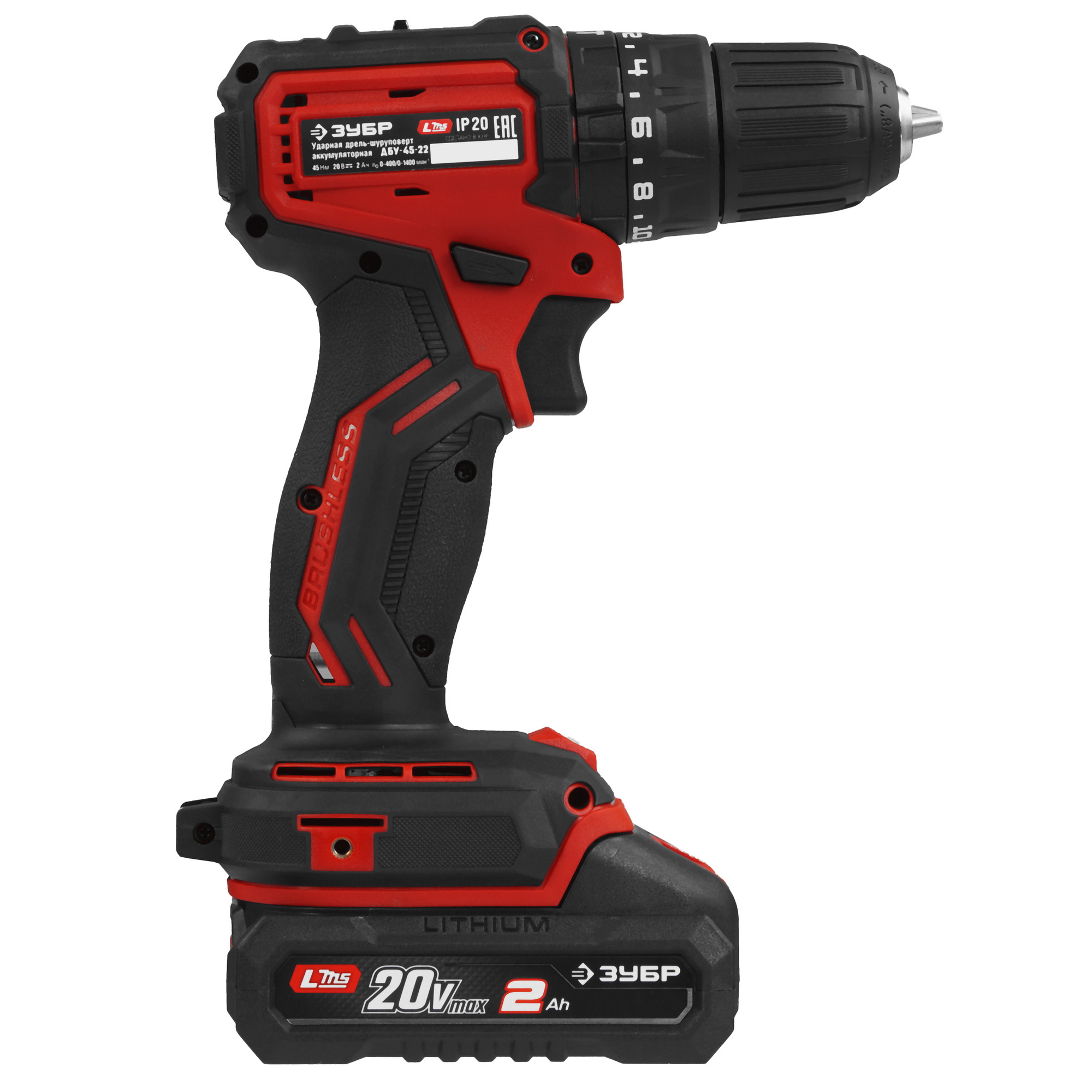 Дрель-шуруповерт ЗУБР ДБУ-45-22 9275992 STDN-0084426 - Вид №2