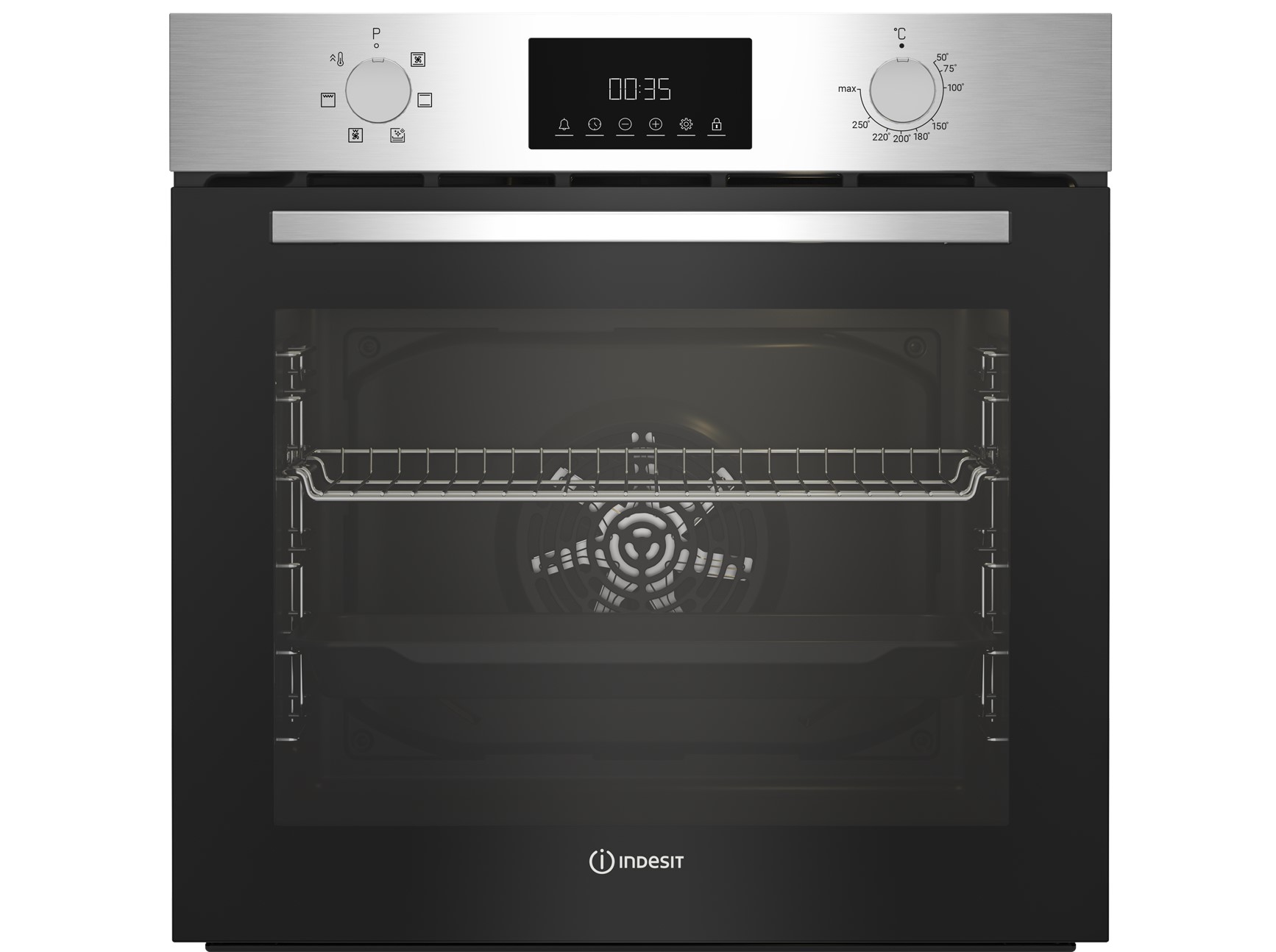 9106632 Электрический духовой шкаф Indesit IBFTE 3644 IX серебристый STDN-0116429