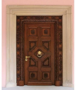 Arnaboldi Interiors Входная дверь из орехового дерева