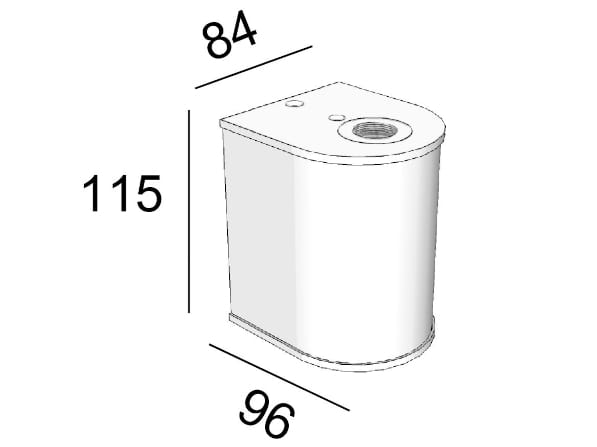 Алюминиевый светодиодный наружный настенный светильник BEL-LIGHTING MINI ASTRO 2 ARCH-00043042 - Вид №3