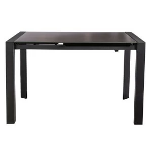 Обеденный стол раздвижной серый 122-182 см Quatro UNICO  248906 Черный