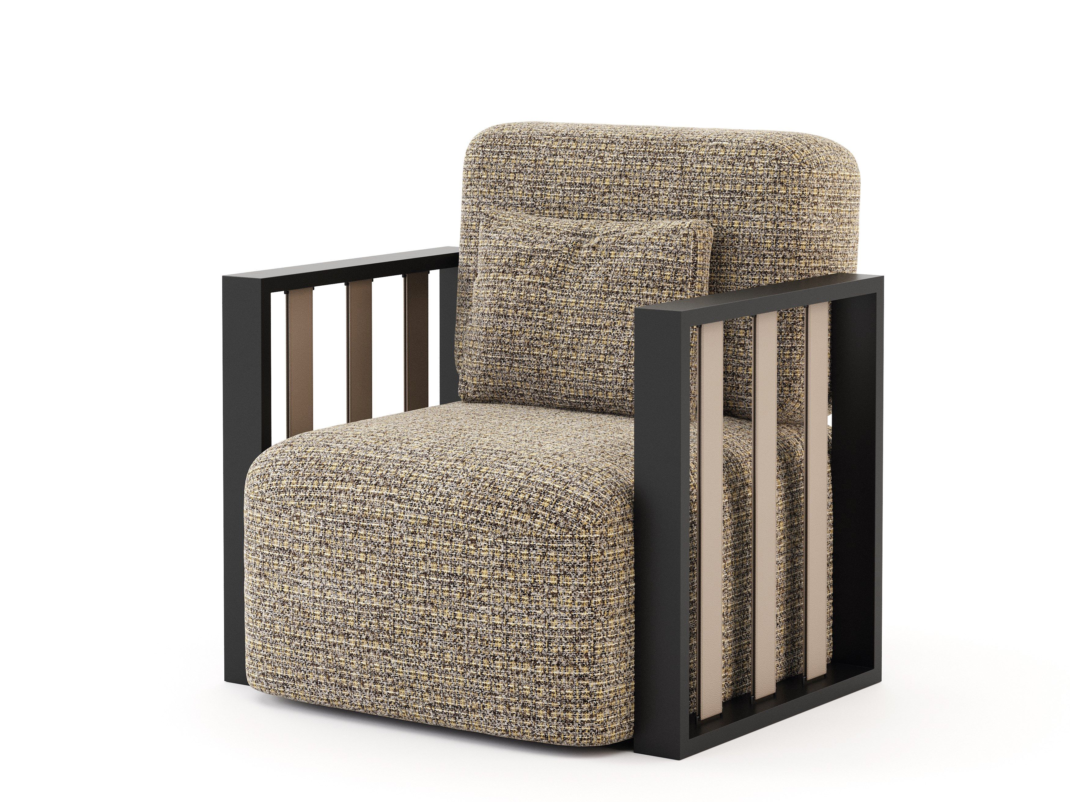 Тканевое кресло с подлокотниками Stylish Club His &amp ARCH-00119690 - Вид №13