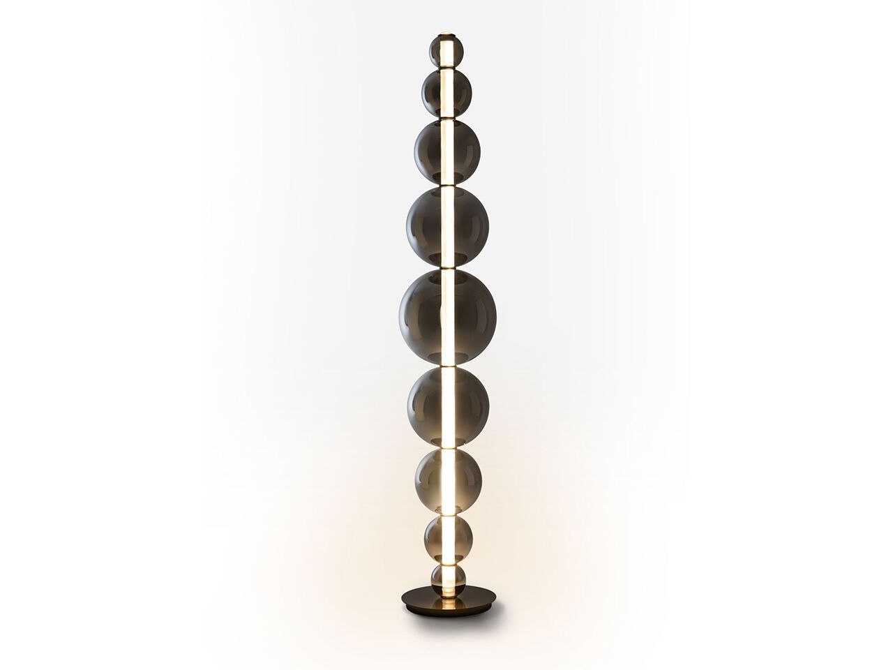 Светодиодный торшер из боросиликатного стекла Giorgetti UPWARD ARCH-00054619