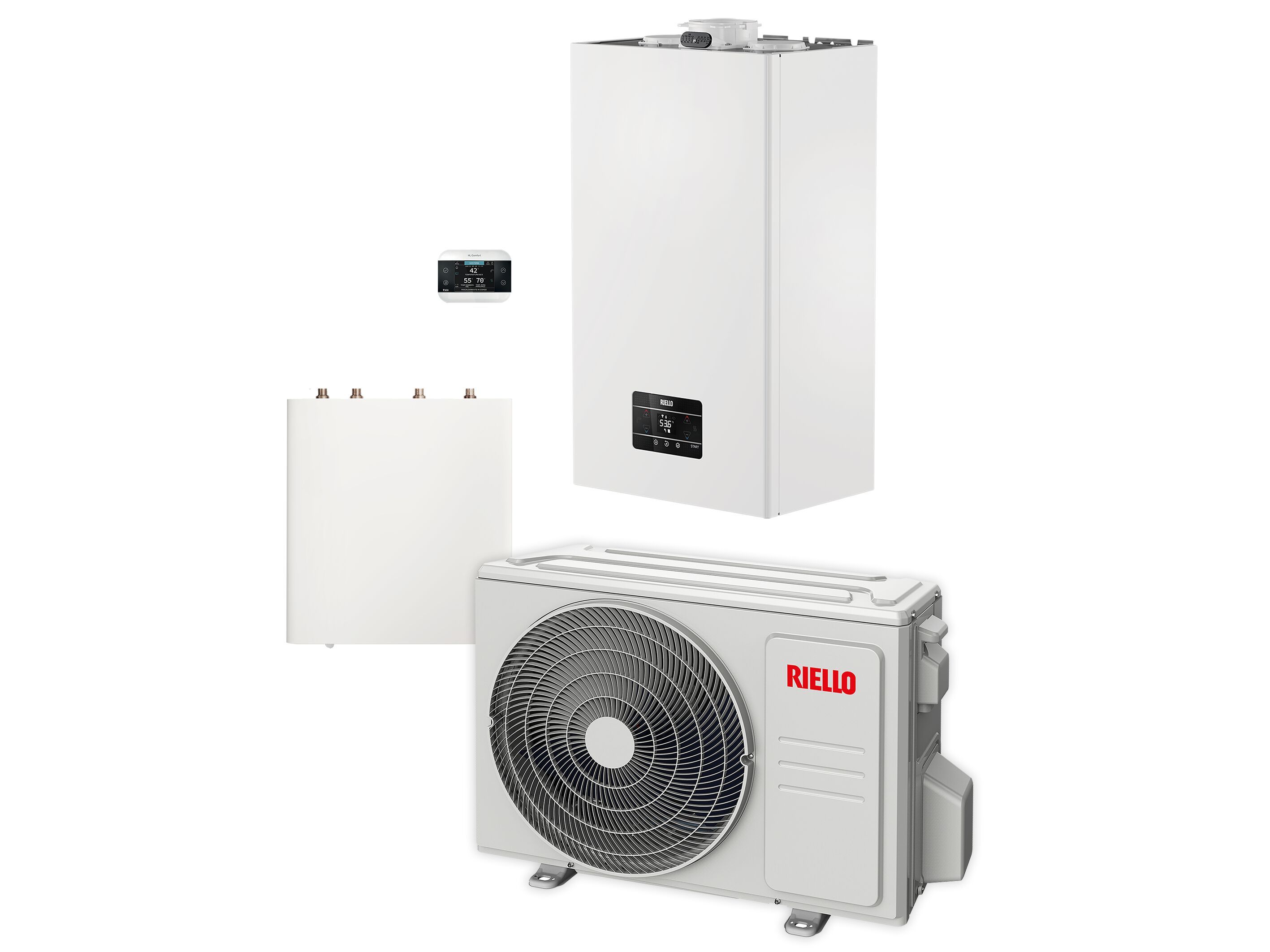 Многоэнергетическая гибридная жилая система RIELLO ADAPTO HYBRID ARCH-00001644