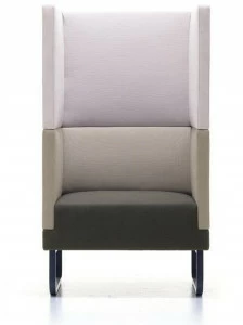 Ferrante Санное кресло из ткани с высокой спинкой Silence