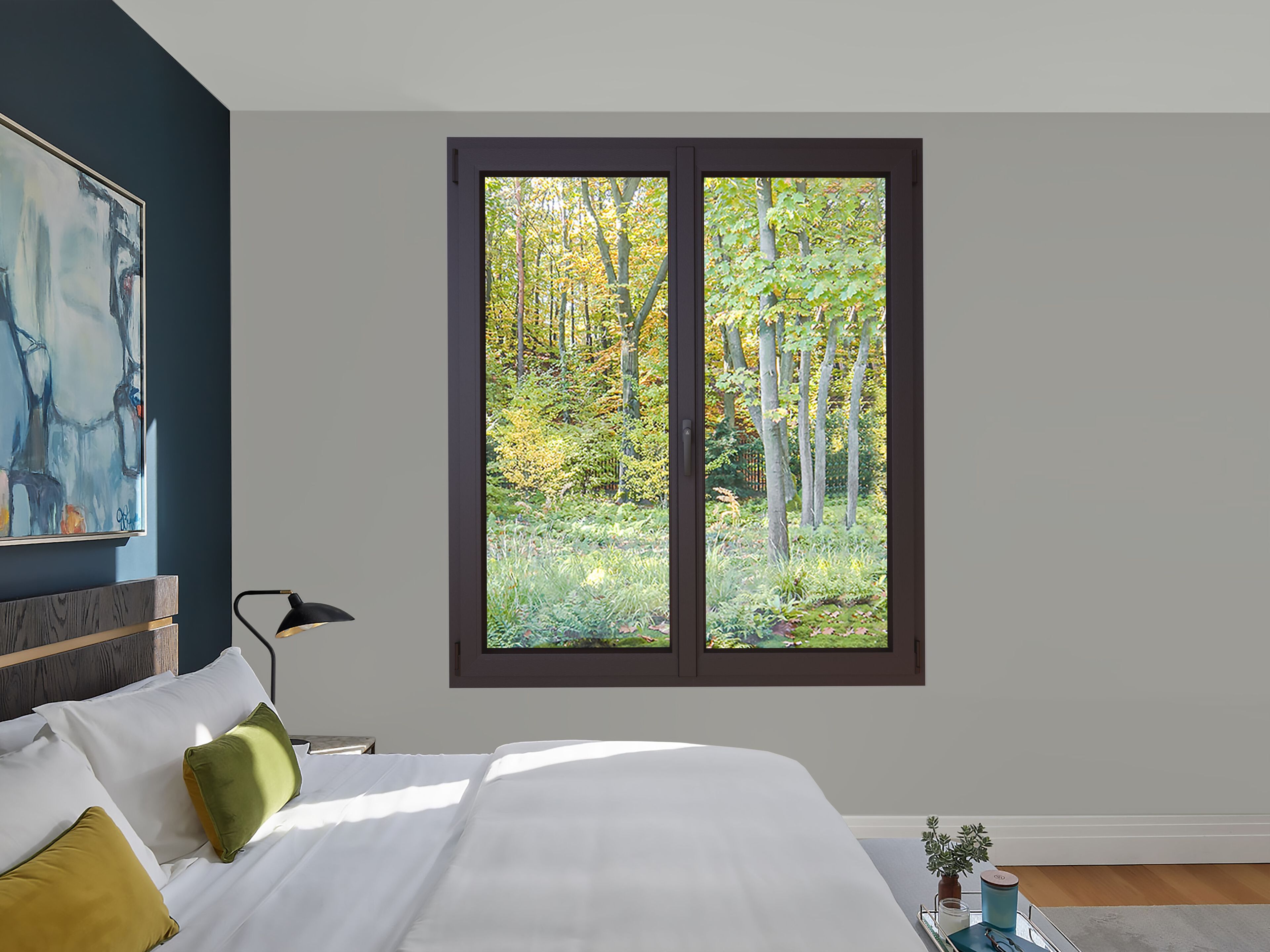 ПВХ створки тепловой резки окна GC Infissi ASTRA LUX ARCH-00010938 - Вид №1