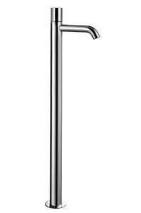 E936B+3336A  Напольный смеситель для раковинывылет 19 см ручка ограничитель потока воды до 5 л/мин при 3 бар впуски 1/2'' без донного клапана Fantini Rubinetti NOSTROMO