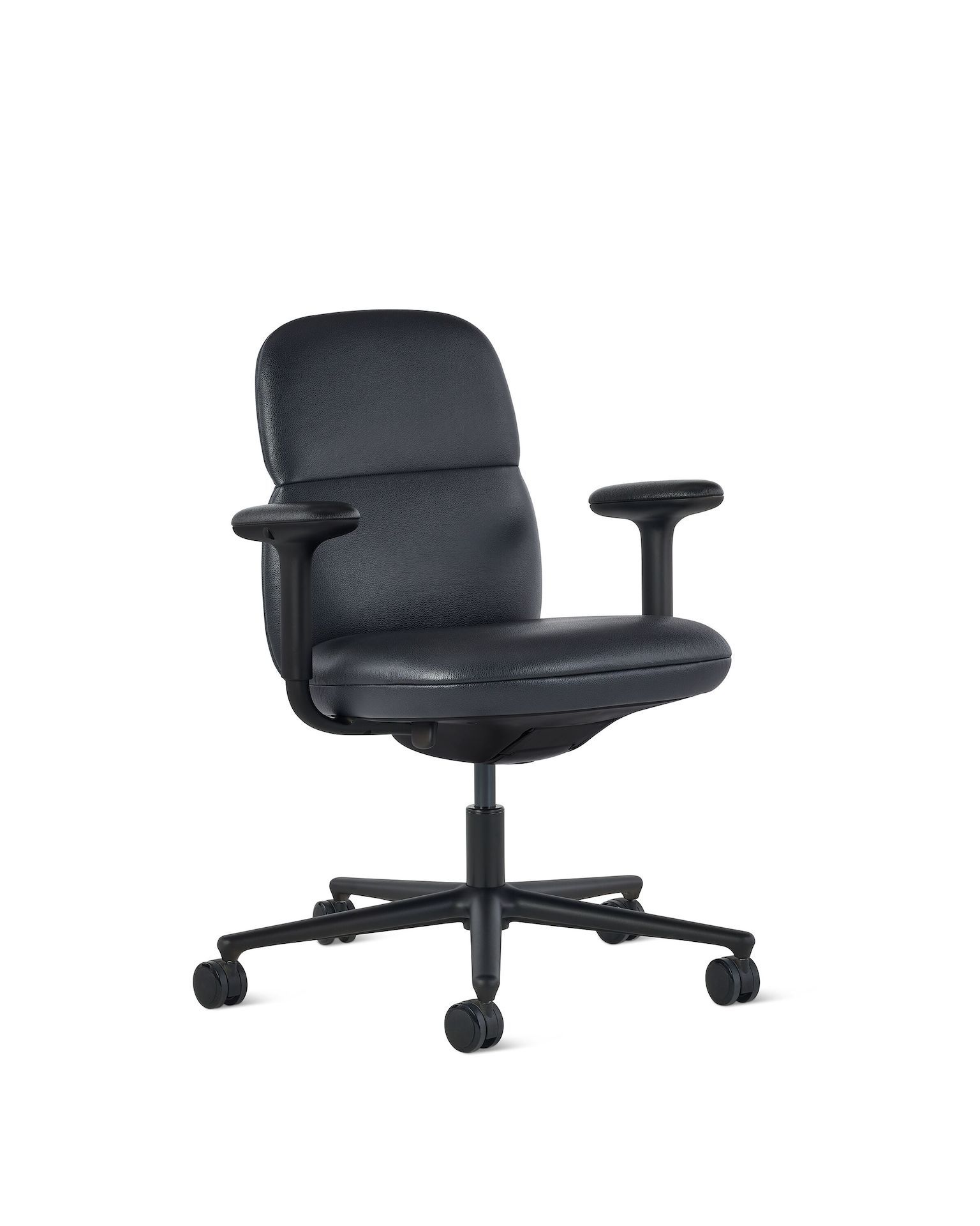 Кожаный поворотный операционный офисный стул с подлокотниками Herman Miller Asari ARCH-00066238 - Вид №6