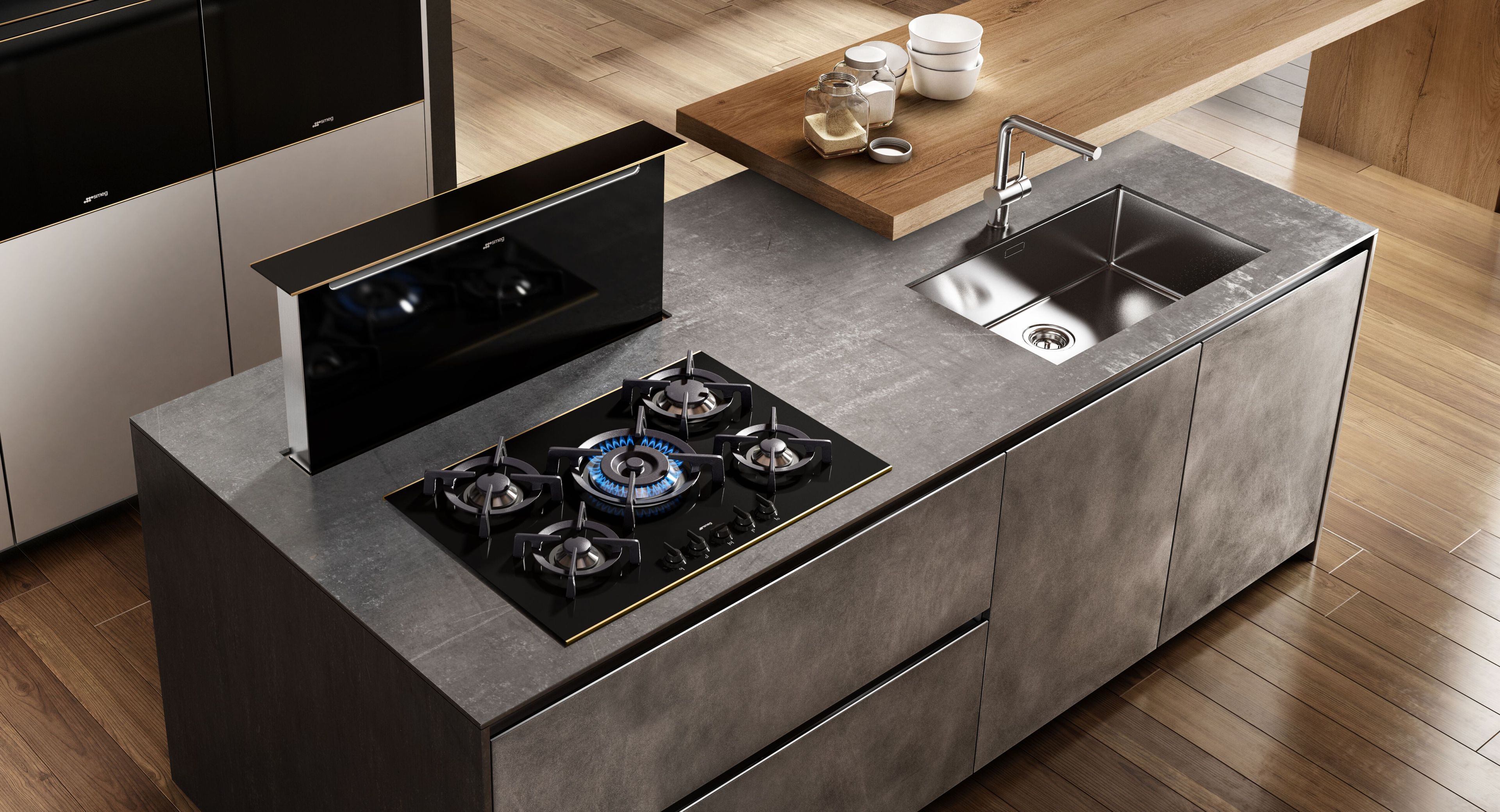 Газовая плита Smeg Dolce Stil Novo ARCH-00096623 - Вид №2