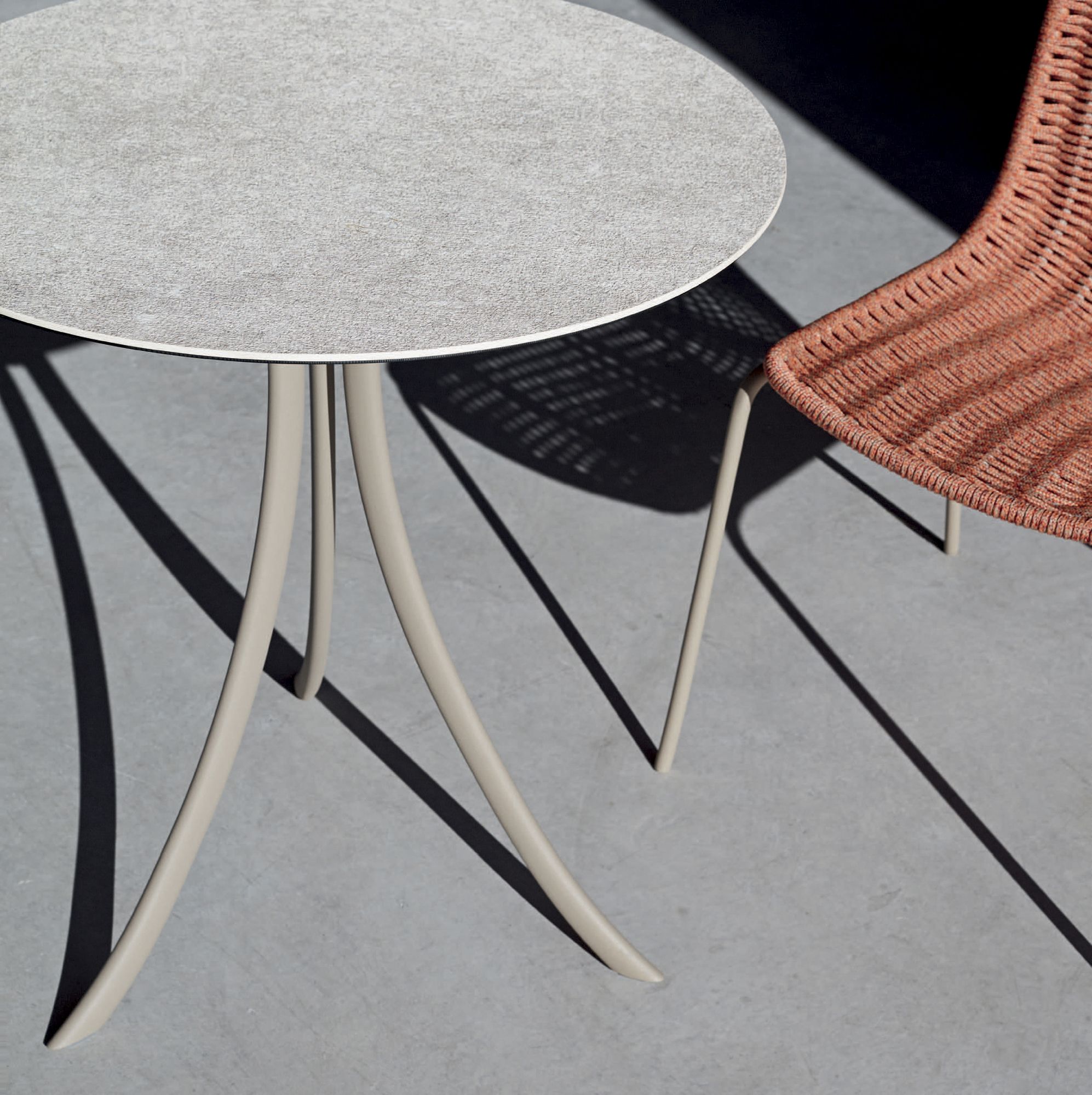 Круглый садовый стол из нержавеющей стали EXPORMIM ARCH-00133460 - Вид №3