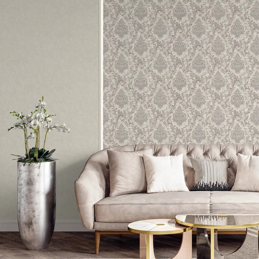 Обои флизелиновые Home Color Diamond бежево-голубые 1.06 м HC71782-26 STLM-2208916 - Вид №2