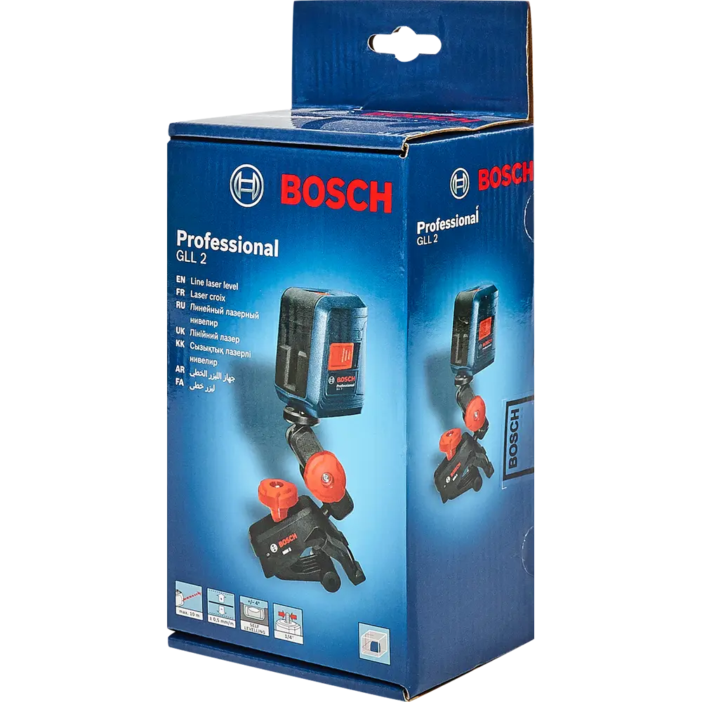 Лазерный нивелир Bosch GLL 2, дальность до 10 м BOSCH PROFESSIONAL STLM-2163379 - Вид №4