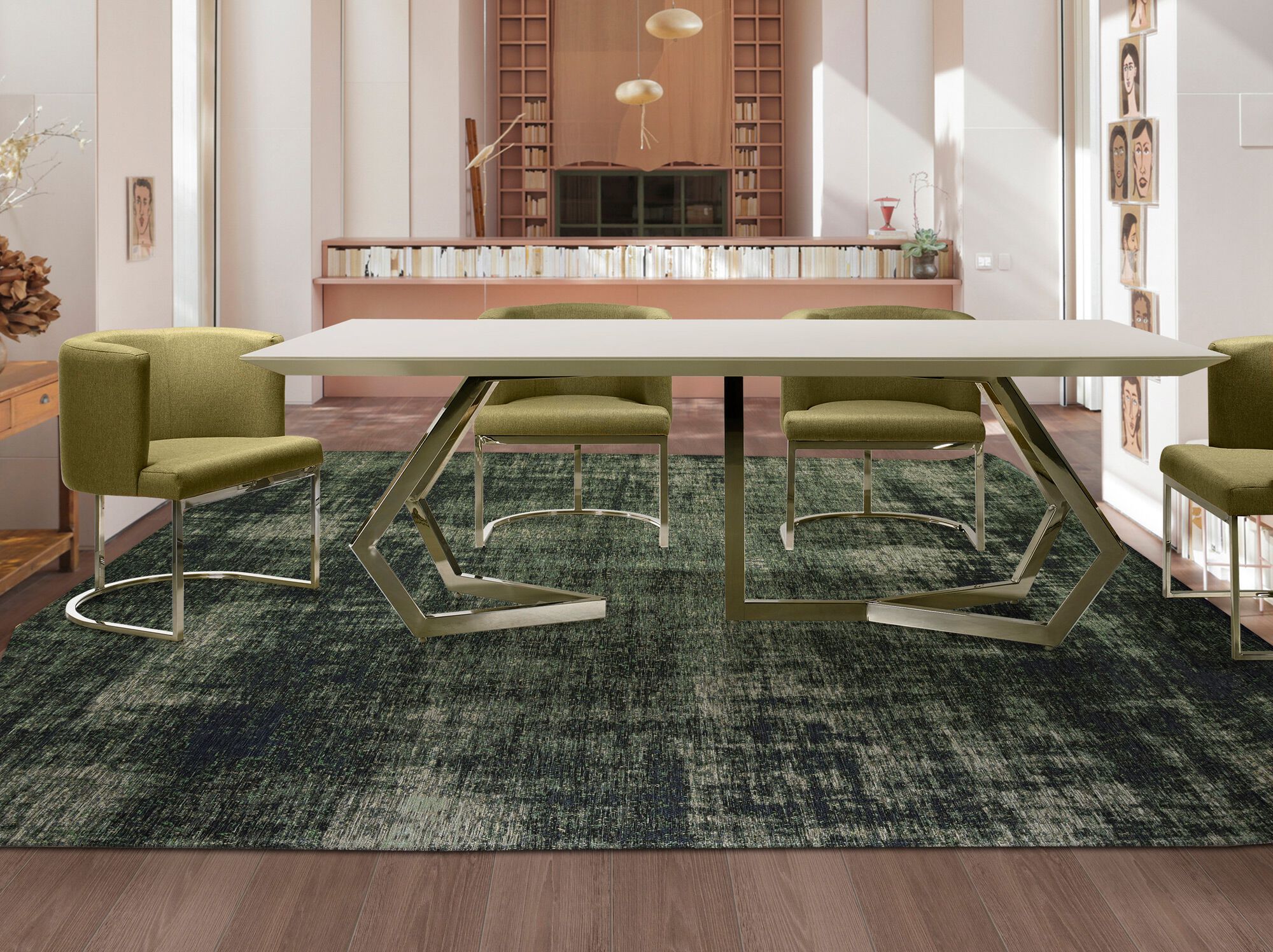 Прямоугольный однотонный ковер Ademi Essential ARCH-00094017 - Вид №6