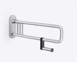 Provex Industrie Складная стальная поручень для ванной комнаты с держателем для рулона 300 steel
