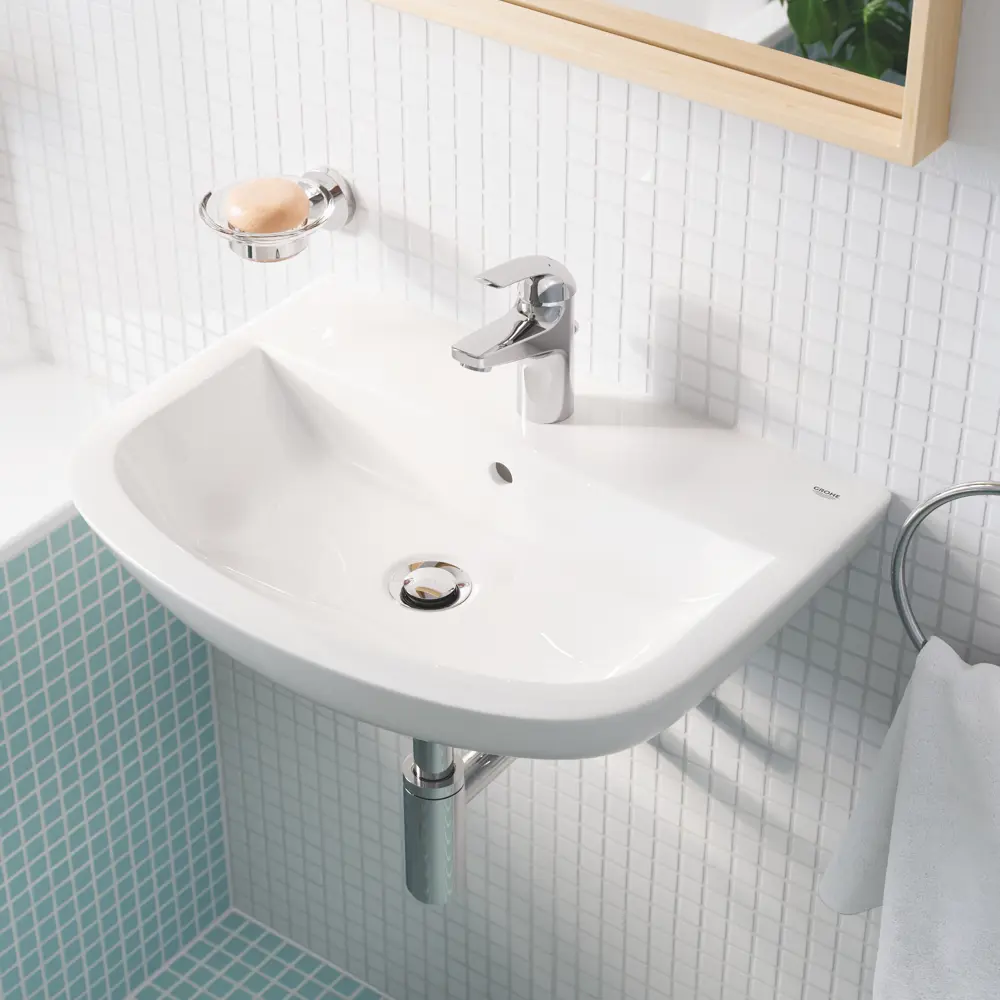 Смеситель для раковины Grohe Start Curve однорычажный цвет хром STLM-2189328 - Вид №4