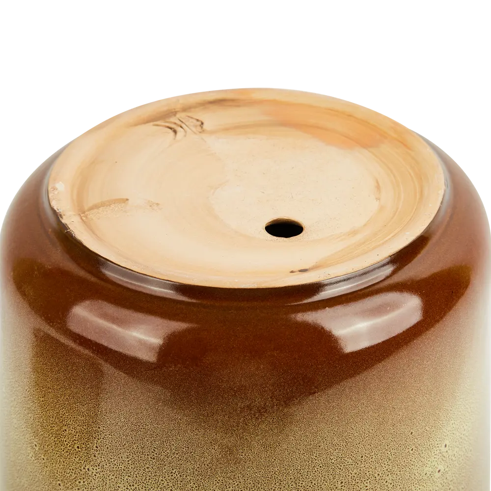 Горшок цветочный Gonchar Лира №2 Люкс ø23 h21 v5 л керамика желтый Товар без серии STLM-2030514 - Вид №2