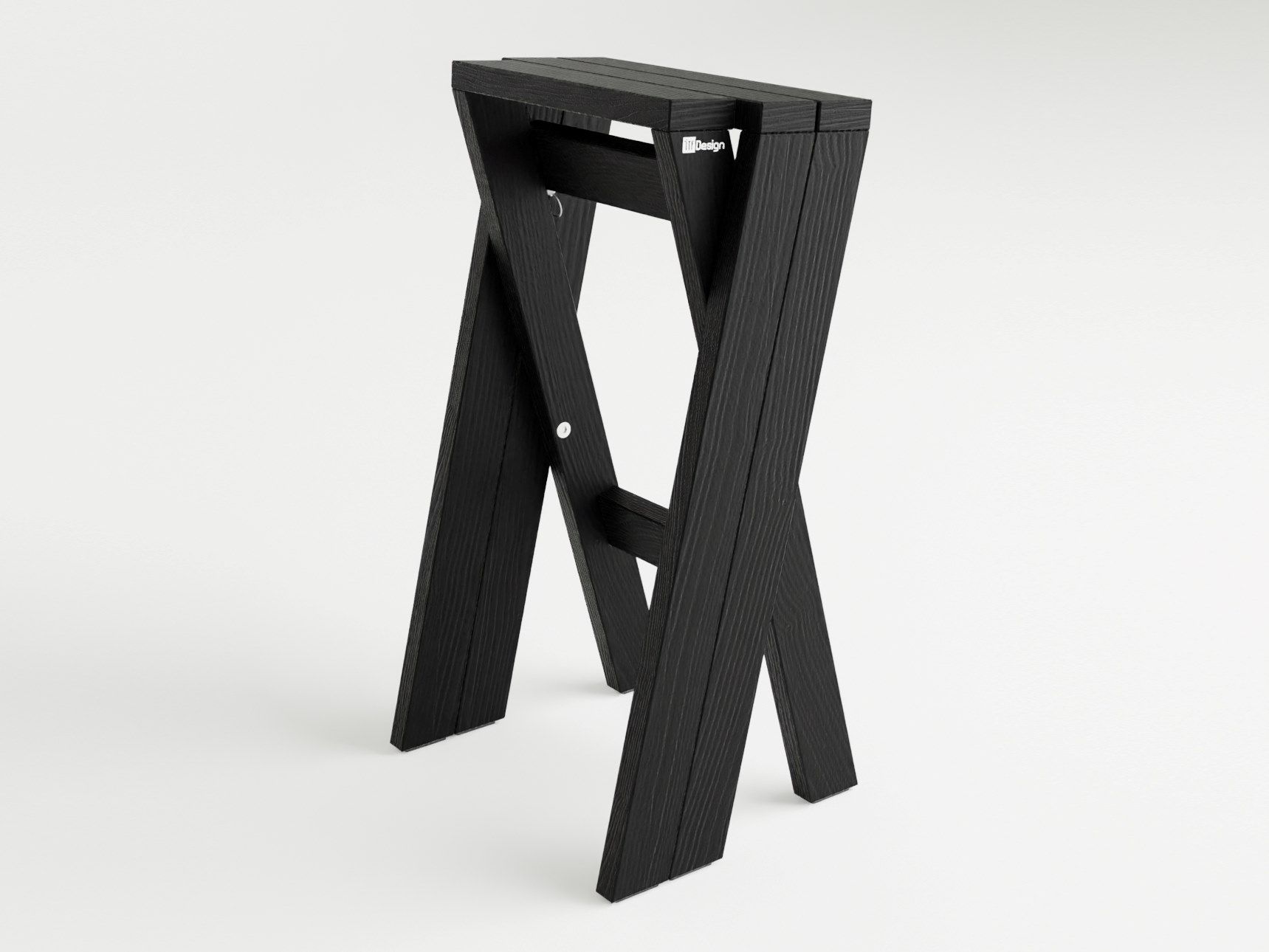 Высокий штабелируемый стул из массива дерева с подставкой для ног I.T.F. Design Forest ECO.rrect ARCH-00128195 - Вид №7