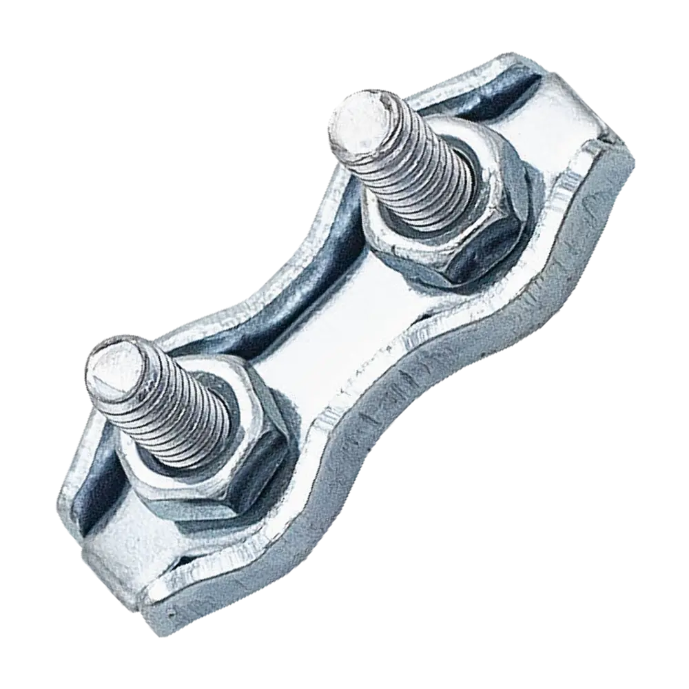 Зажим для троса Duplex 3 мм сталь оцинкованная 2 шт Santreyd STLM-2144223