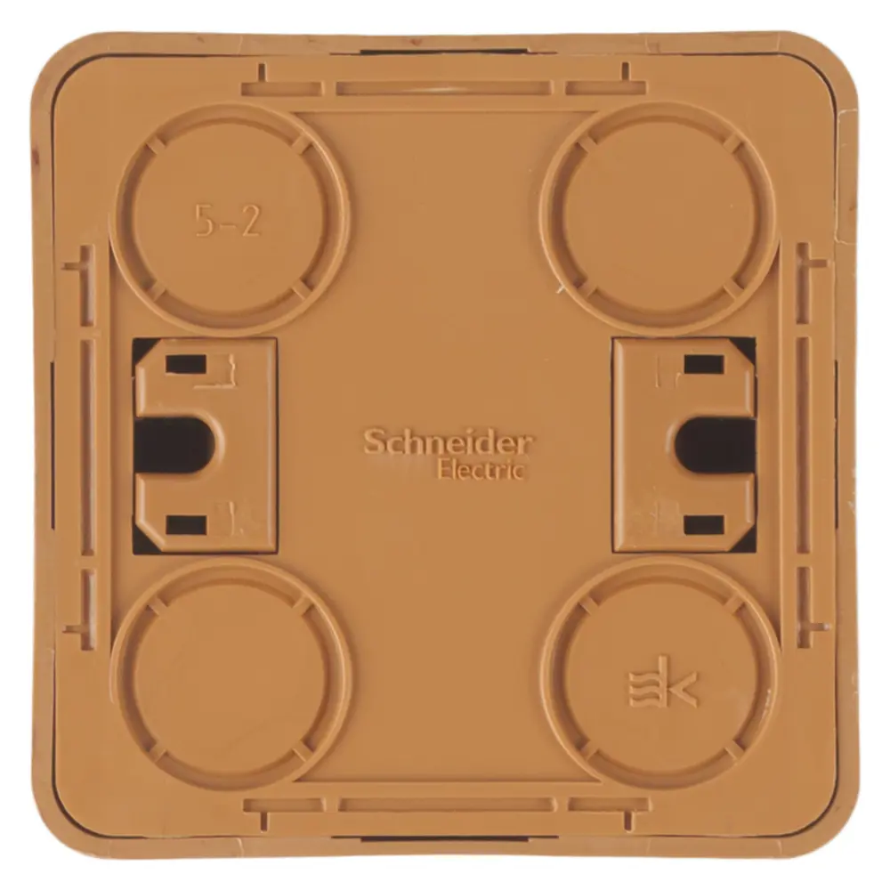 Выключатель Schneider Electric Этюд 2 клавиши с подсветкой цвет бук STLM-2070409 - Вид №2