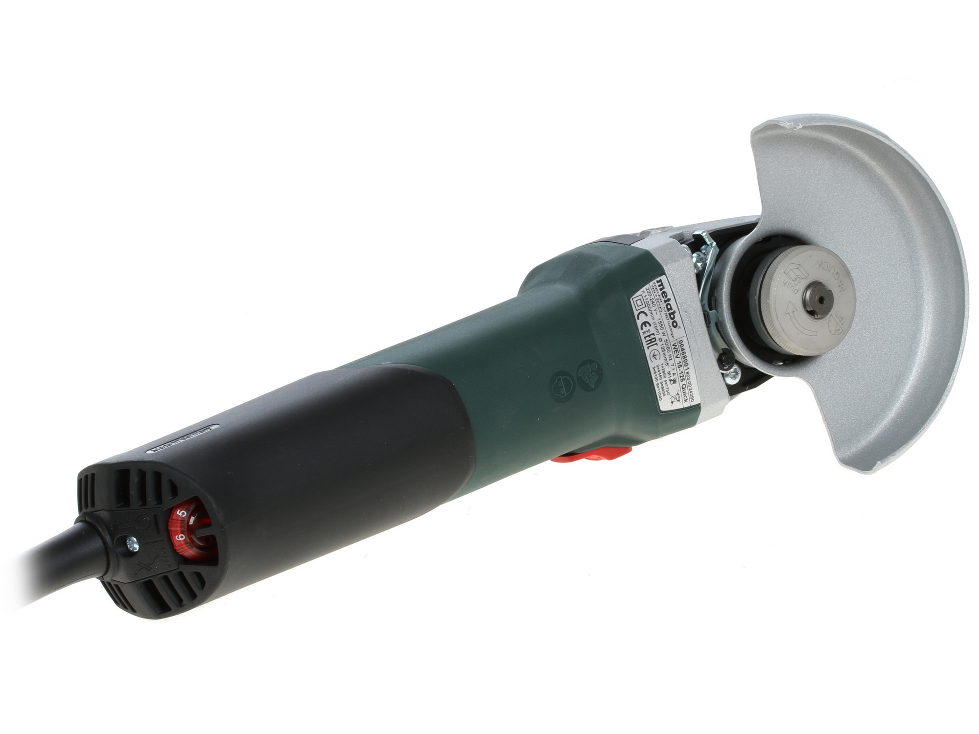 Углошлифовальная машина (УШМ) Metabo WEV 15-125 Quick 1099274 STDN-0148338 - Вид №4