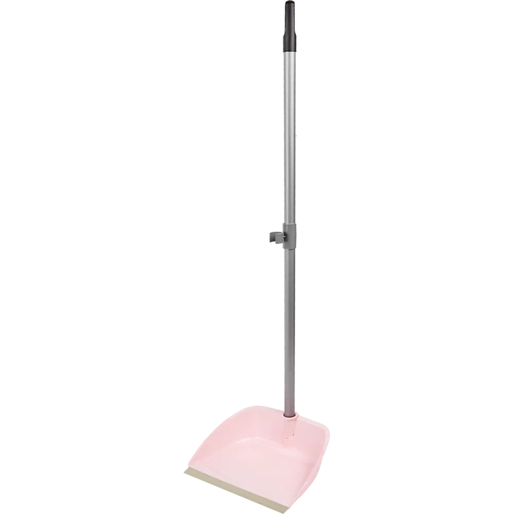 Щетка с совком Inloran Ленивка с ручкой 80 см цвет розовый STLM-2134000 - Вид №1