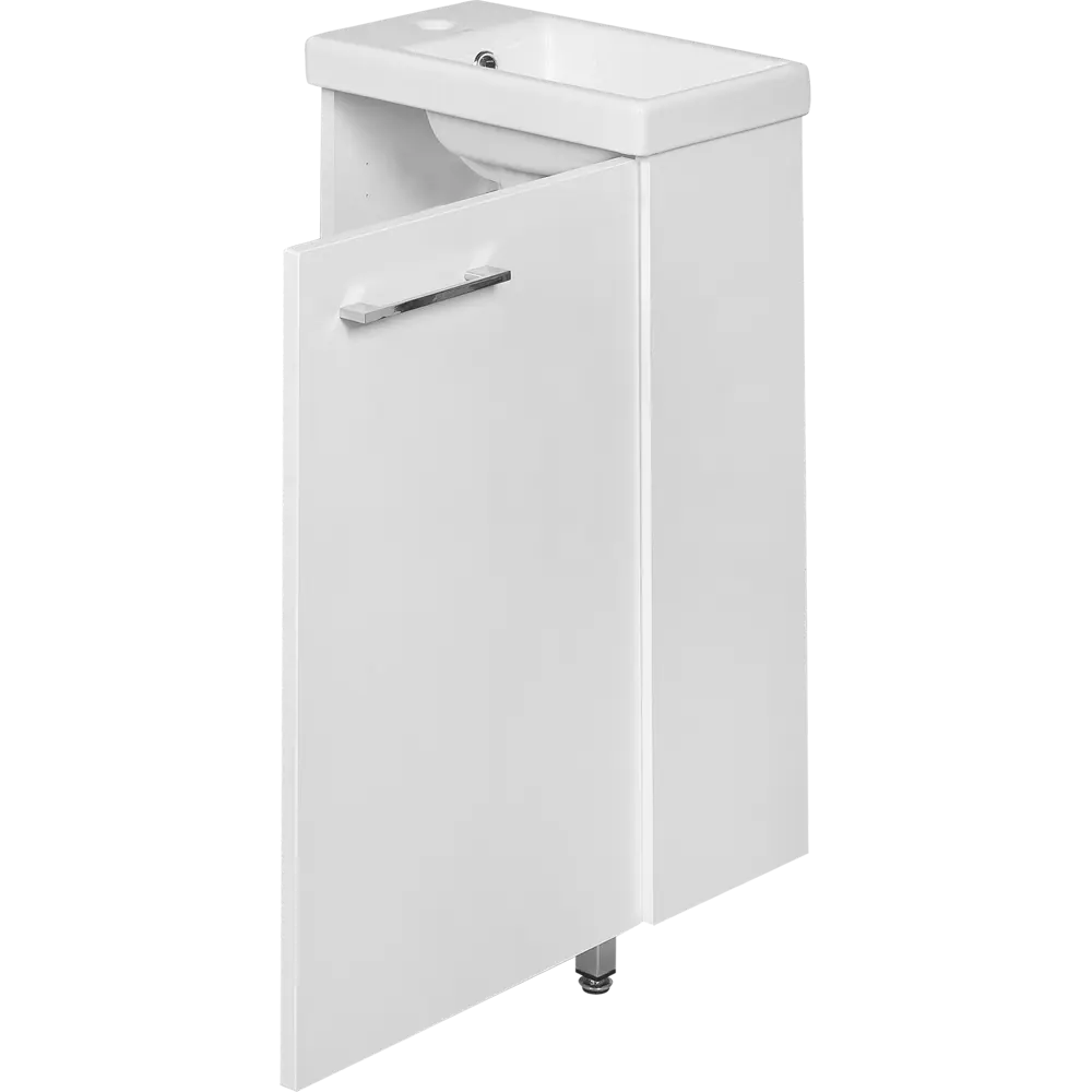 17114291 Тумба под раковину Акваль Паола 40 см напольная цвет белый STLM-0007517 - Вид №4