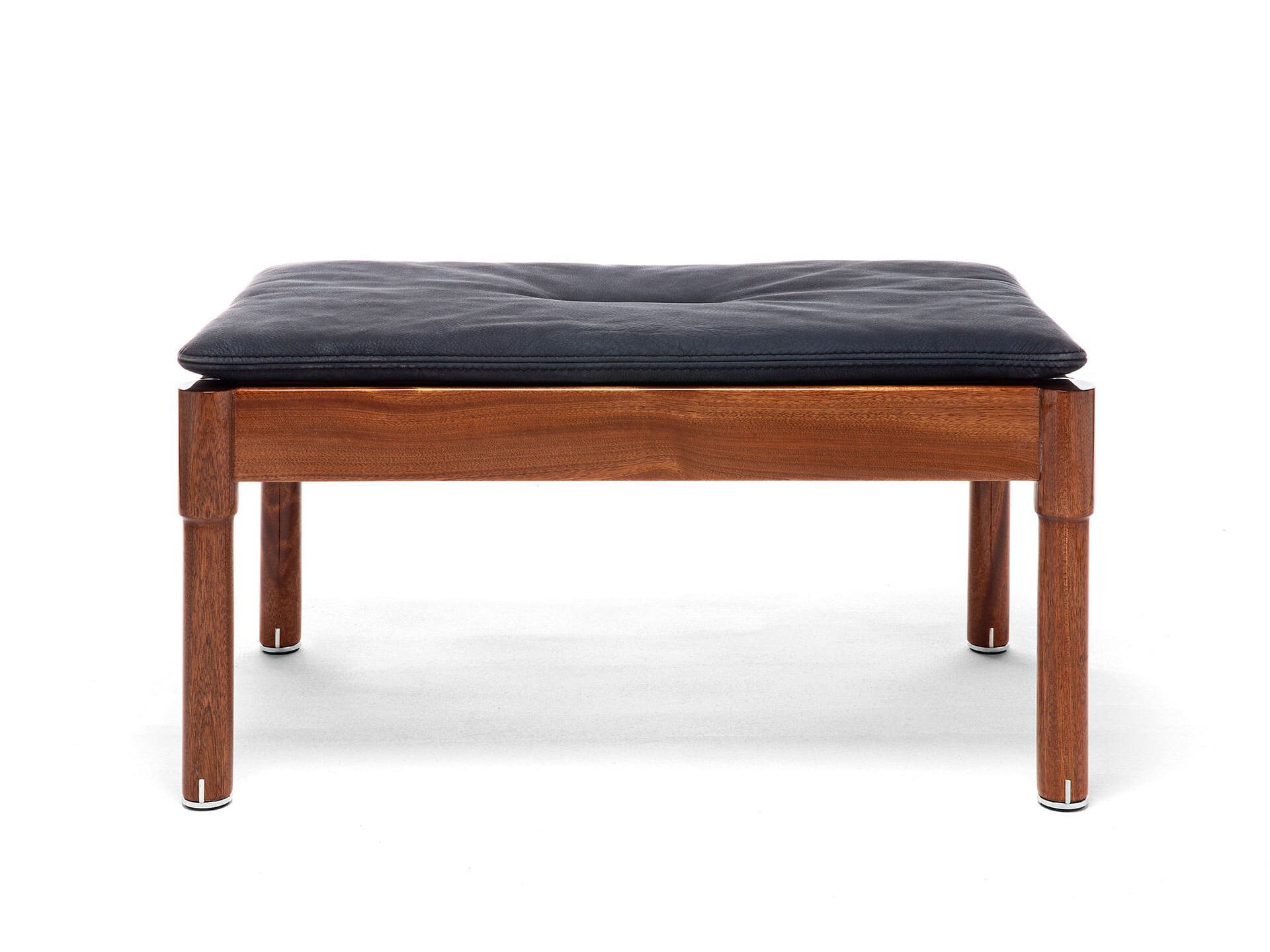 Кожаная прямоугольная Садовая подставка для ног Exteta Vieste ARCH-00108963