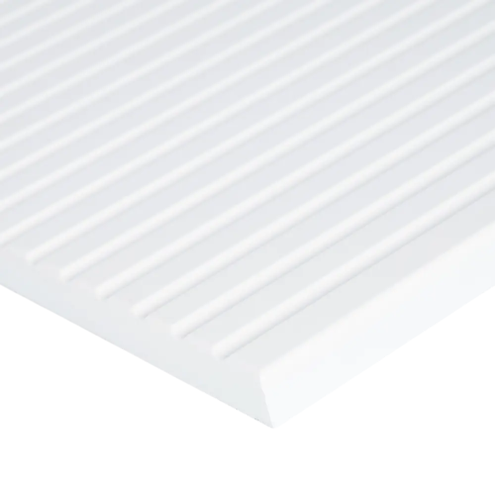 Фасад кухонный «Висла» Konsensa — белый МДФ с рельефными рейками 44.7×76.5 см 89385092 STLM-1571490 - Вид №5