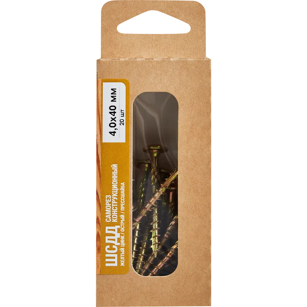 Santreyd Саморезы по дереву 4x40 мм с пресс-шайбой 20 шт 89335559 STLM-1006761 - Вид №4