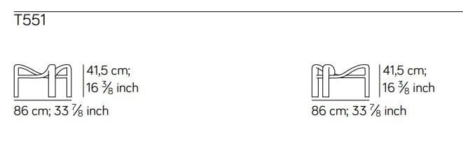Круглый деревянный и стеклянный журнальный столик Amura ARCH-00127168 - Вид №3