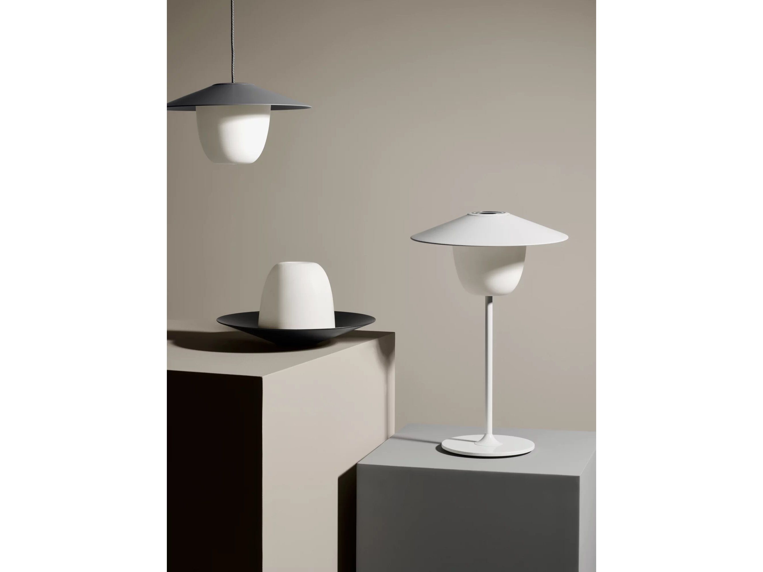 С порошковым покрытием алюминиевый светодиодный аккумулятор настольная лампа blomus Ani ARCH-00070757 - Вид №3