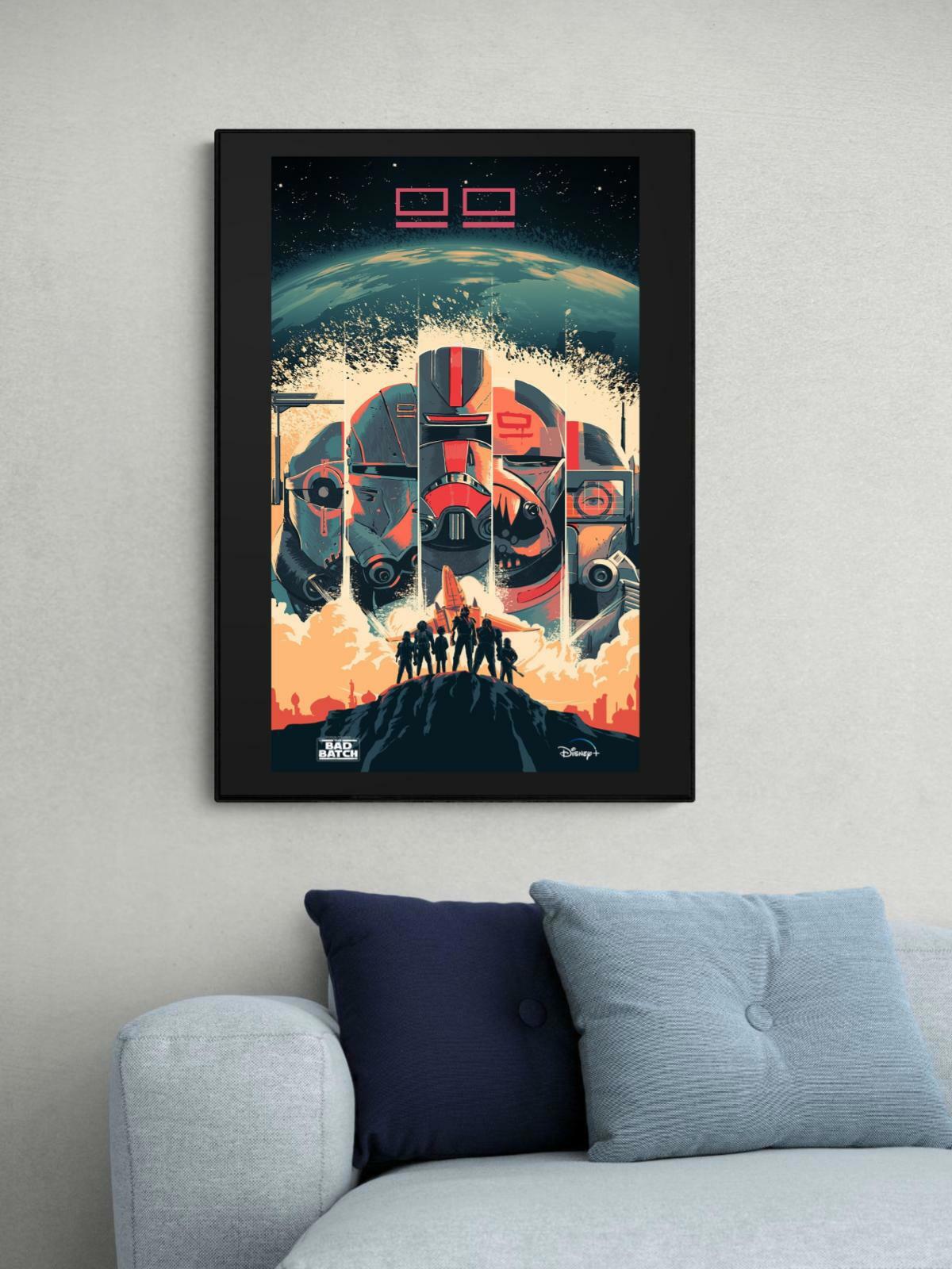 90275338 Постер "Star Wars": "The Bad Batch" 40x50 см в раме STLM-0162465 ПРОСТОПОСТЕР