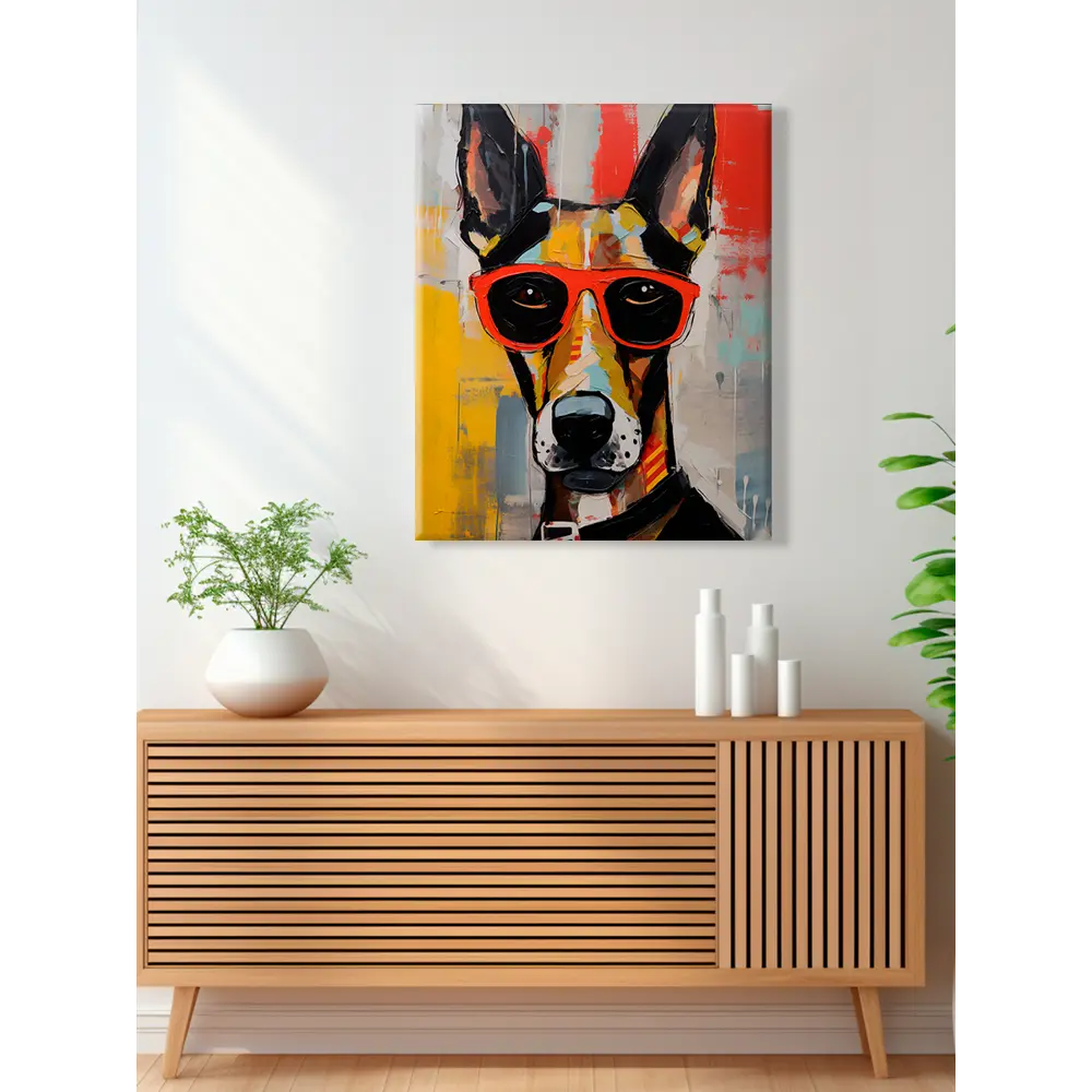 Картина на холсте Fbrush Граффити дог 40x50 см STLM-2051265 - Вид №6
