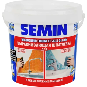 Шпаклёвка влагостойкая выравнивающая Semin 1.5 кг