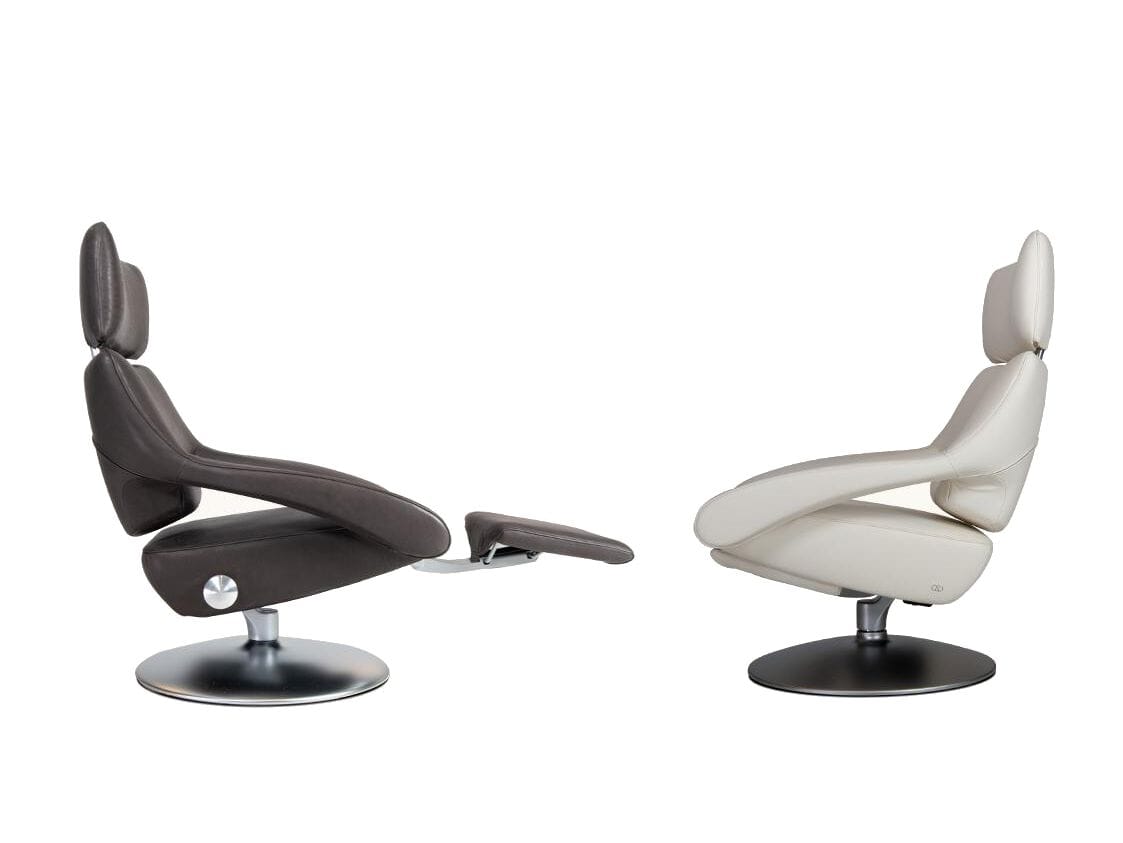 Кожаное кресло с подставкой для ног и подголовником de Sede DS-255 ARCH-00035527 - Вид №1