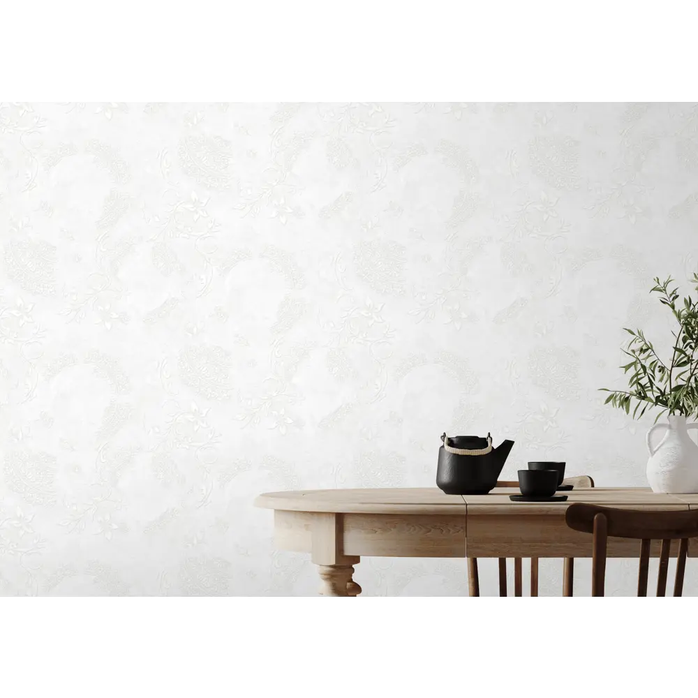 Обои флизелиновые Victoria Stenova Da Vinci белые 1.06 м VS286741 STLM-2134657 - Вид №3