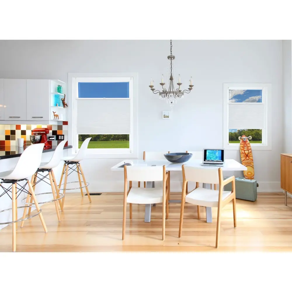 Плиссе с ручкой Плайн-Л 35х160 см текстиль цвет белый Santreyd STLM-2004330 - Вид №6