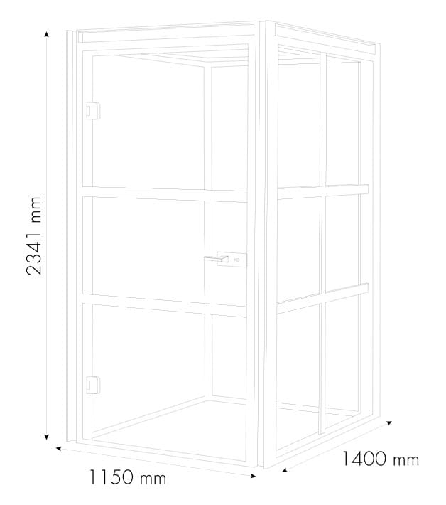 Акустическая офисная кабина со встроенным освещением MDD ARCH-00112433 - Вид №7
