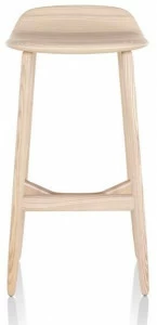 Herman Miller Барный стул высокий деревянный Crosshatch