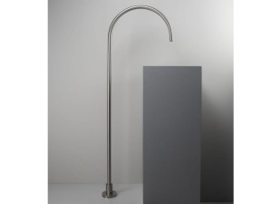 Напольная дозирующая насадка из нержавеющей стали для умывальника