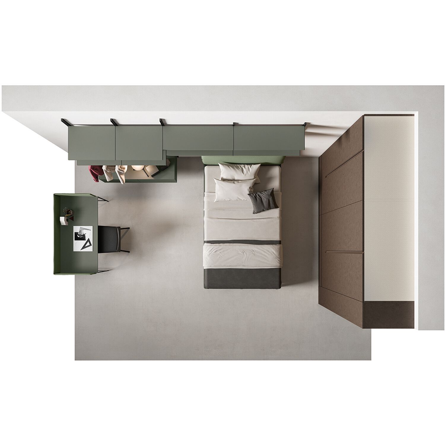 Модульный настенный шкаф Zalf Alterna ARCH-00041229 - Вид №3