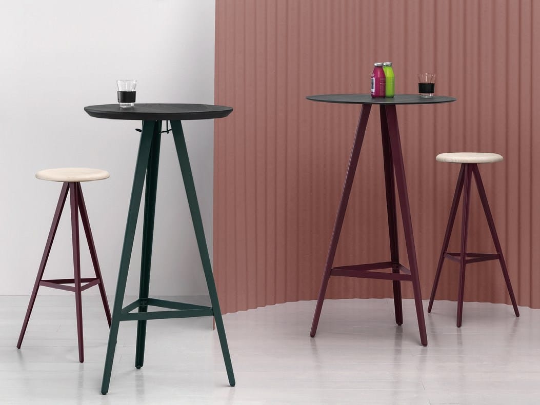 Высокий деревянный барный стул TrabA' Aky ARCH-00028033 - Вид №2